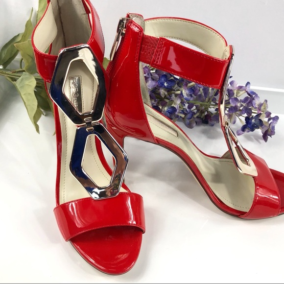 BCBGeneration Shoes - NWOT Fire Engine Red BCBGeneration Heeled Sandals
